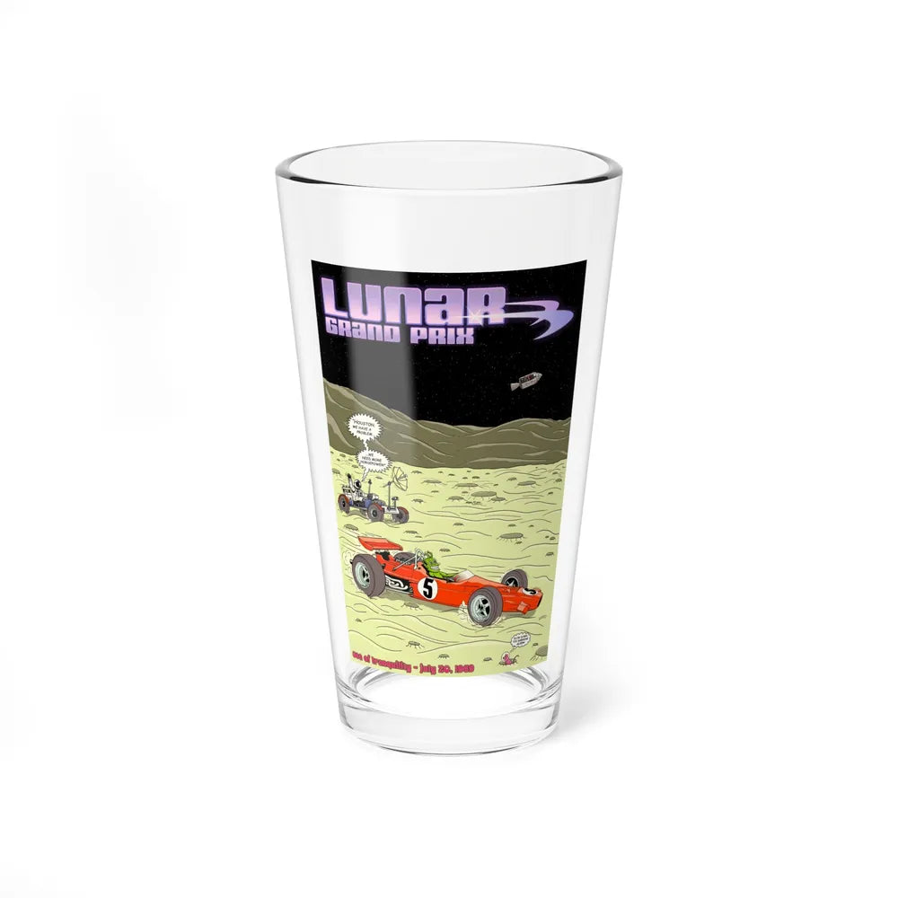 Motorsport Poster 110 - Pint Glass 16oz-16oz-Go Mug Yourself