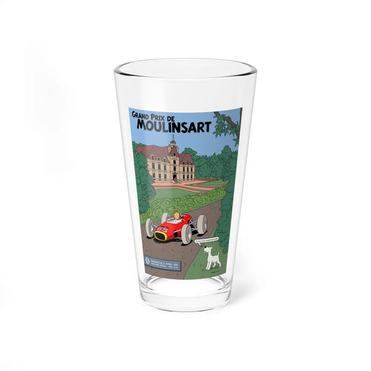 Motorsport Poster 111 - Pint Glass 16oz-16oz-Go Mug Yourself