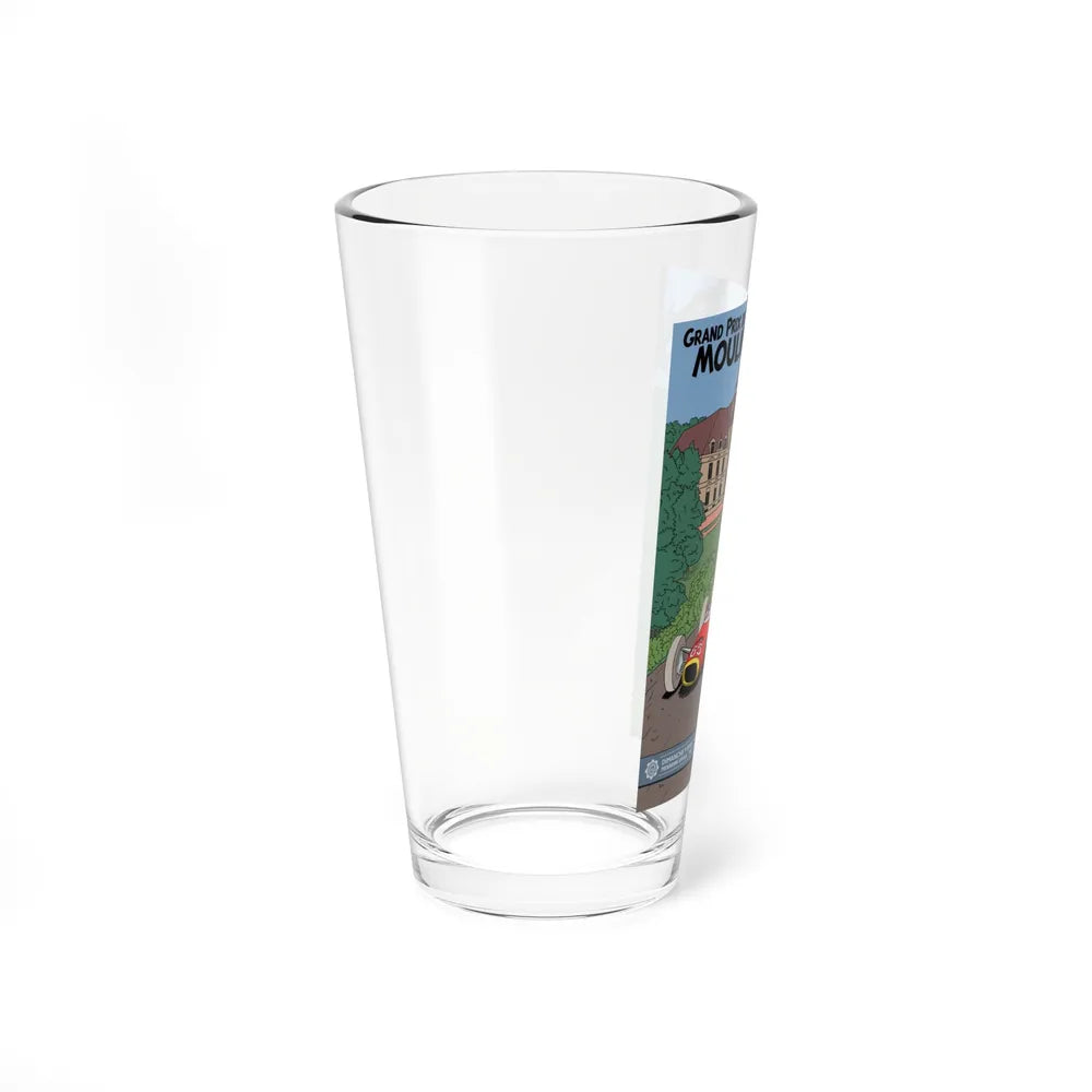 Motorsport Poster 111 - Pint Glass 16oz-Go Mug Yourself