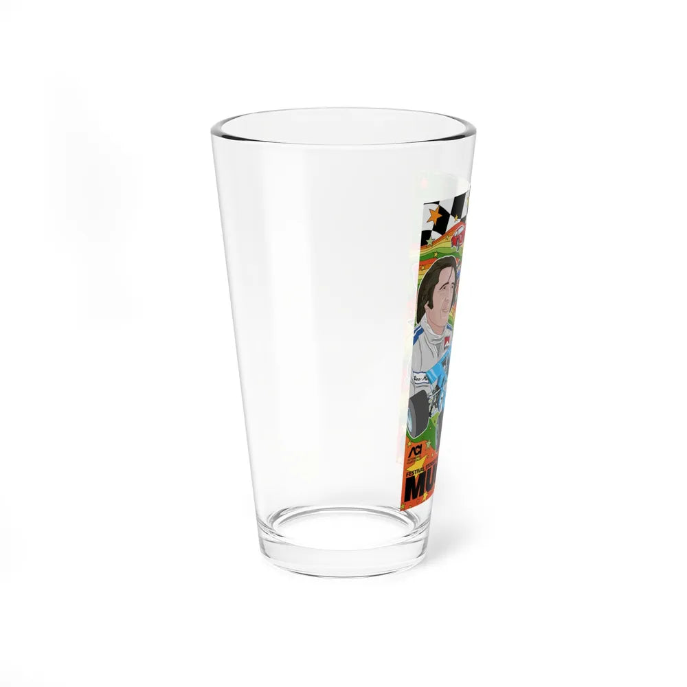 Motorsport Poster 112 - Pint Glass 16oz-Go Mug Yourself