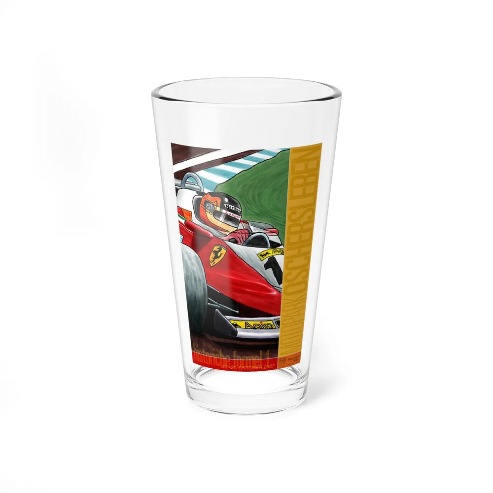 Motorsport Poster 117 - Pint Glass 16oz-16oz-Go Mug Yourself