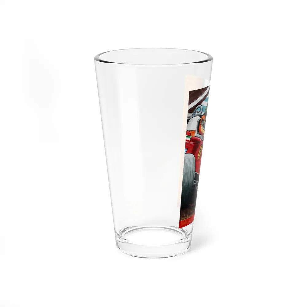 Motorsport Poster 117 - Pint Glass 16oz-Go Mug Yourself