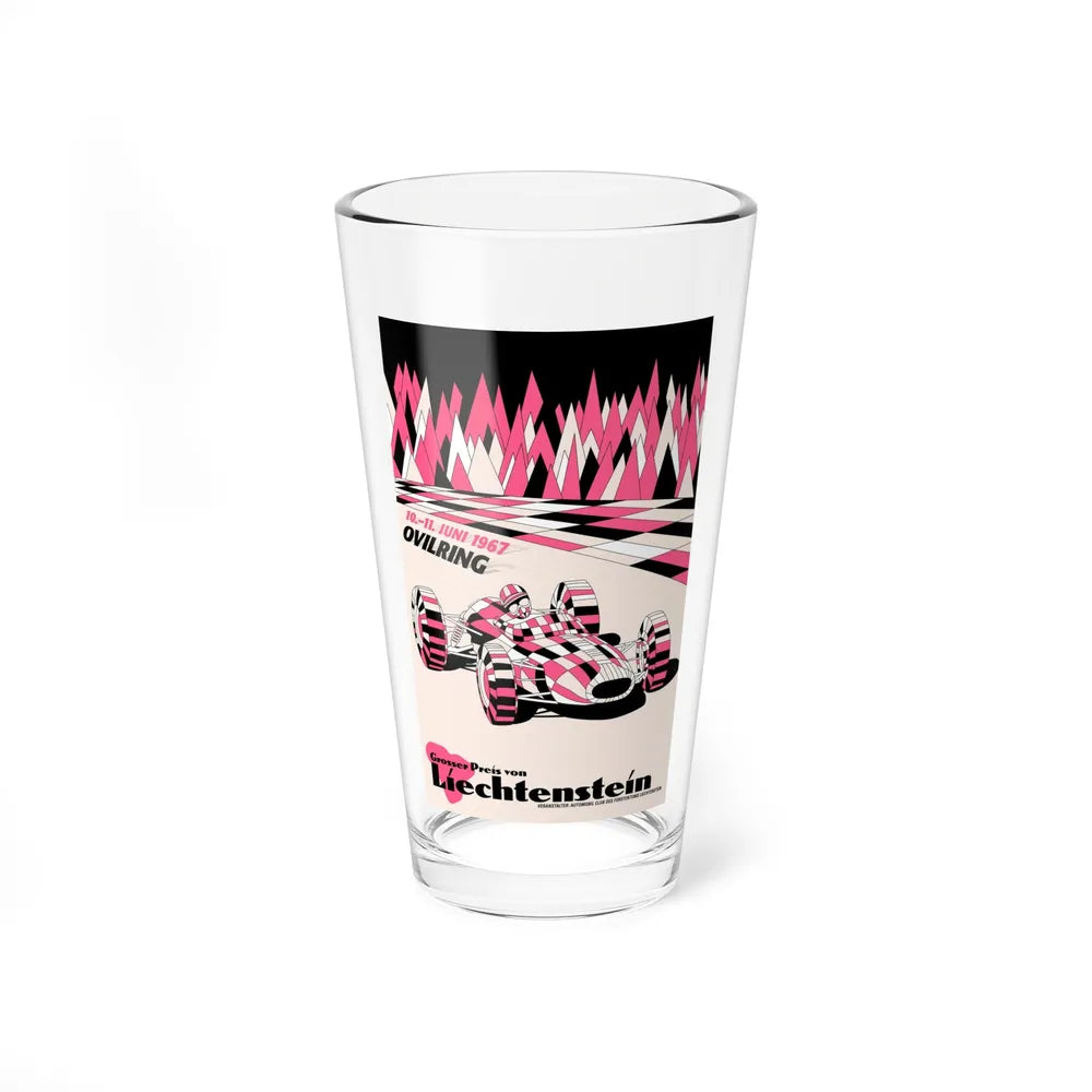 Motorsport Poster 119 - Pint Glass 16oz-16oz-Go Mug Yourself