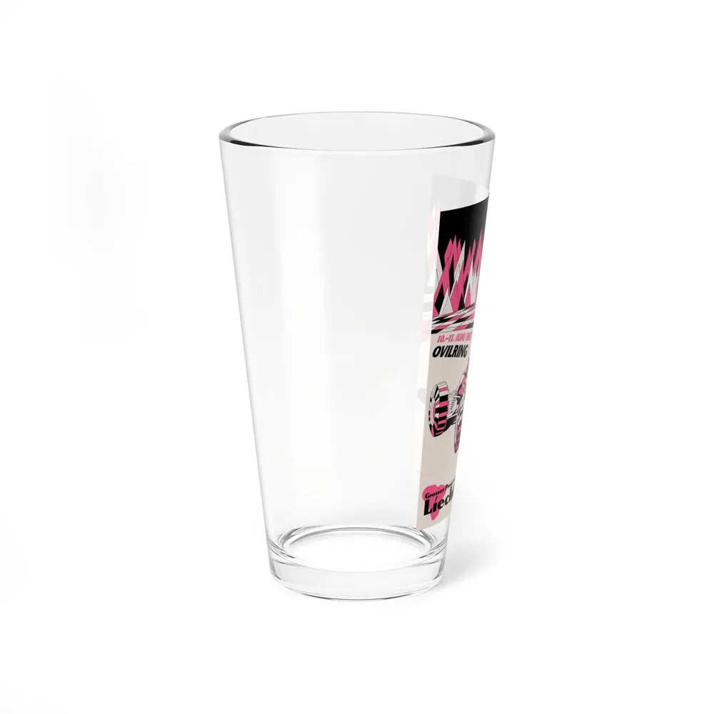 Motorsport Poster 119 - Pint Glass 16oz-Go Mug Yourself