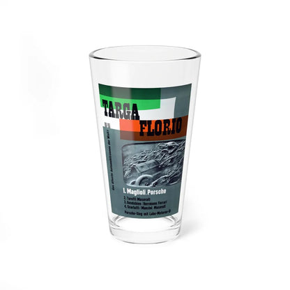 Motorsport Poster 12 - Pint Glass 16oz-16oz-Go Mug Yourself