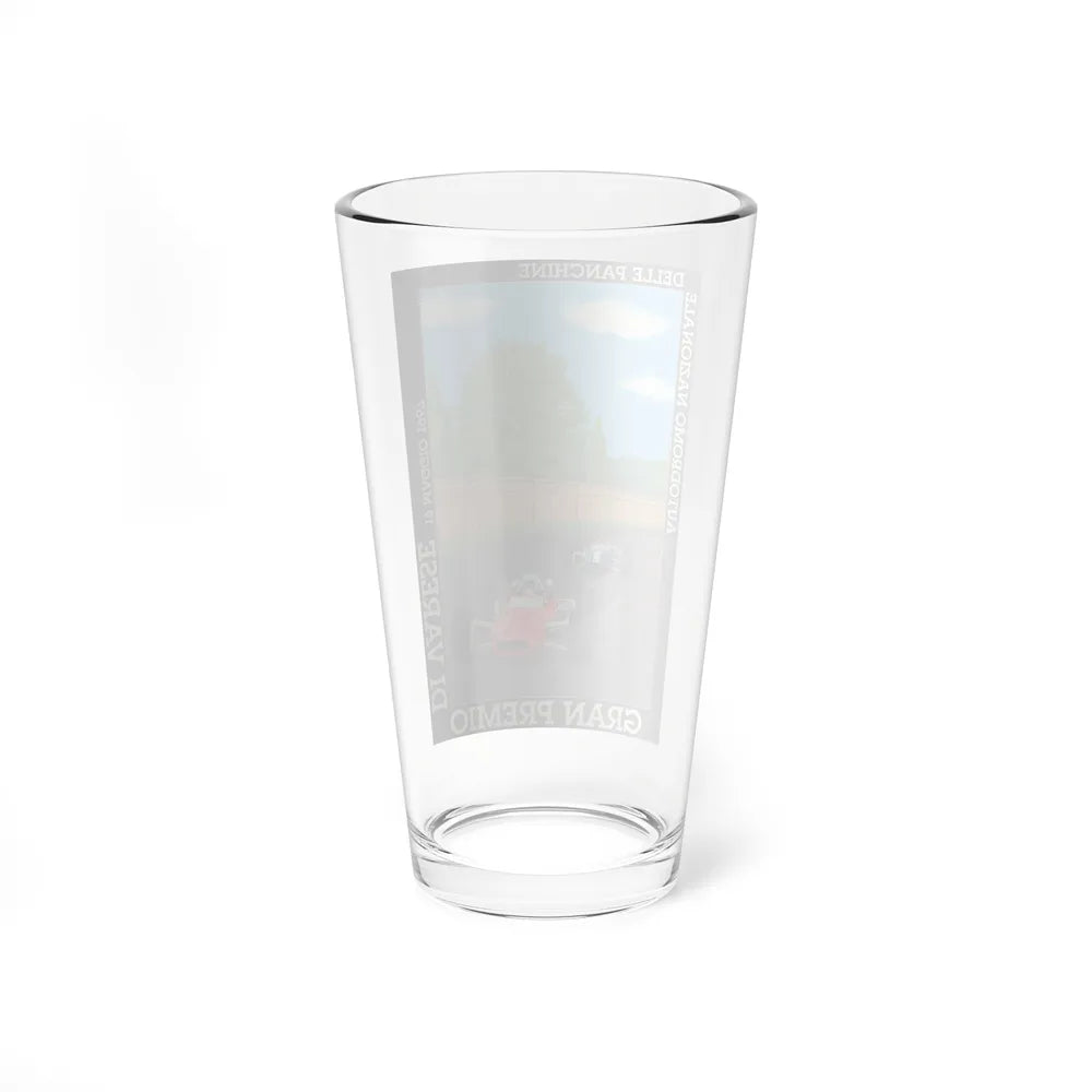 Motorsport Poster 120 - Pint Glass 16oz-Go Mug Yourself