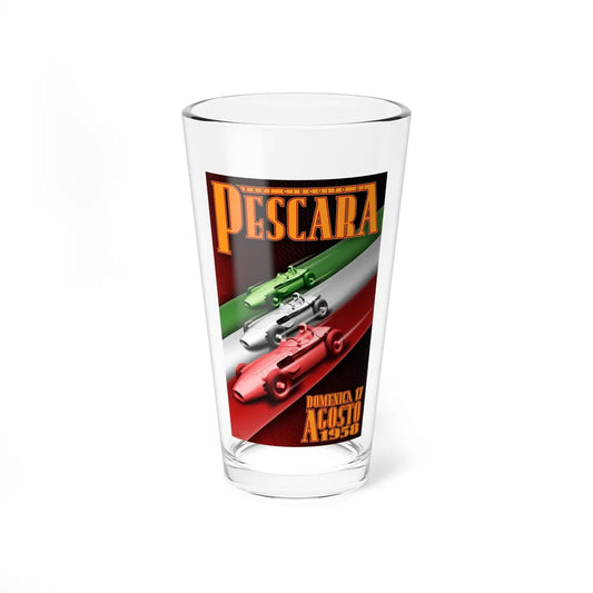 Motorsport Poster 121 - Pint Glass 16oz-16oz-Go Mug Yourself