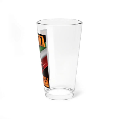 Motorsport Poster 121 - Pint Glass 16oz-Go Mug Yourself