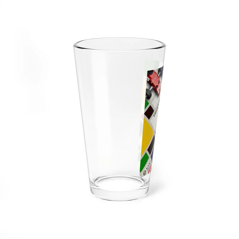 Motorsport Poster 123 - Pint Glass 16oz-Go Mug Yourself