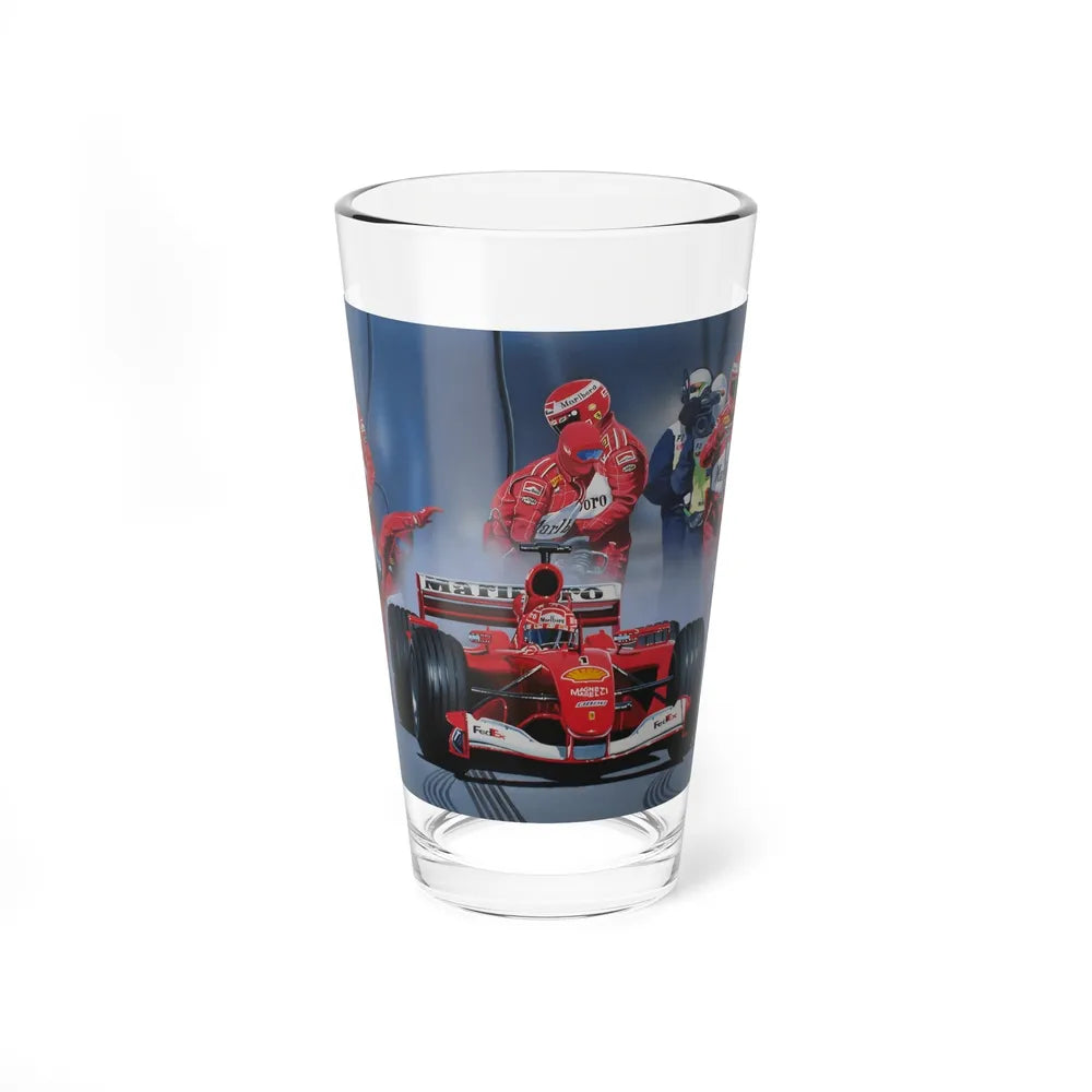 Motorsport Poster 124 - Pint Glass 16oz-16oz-Go Mug Yourself