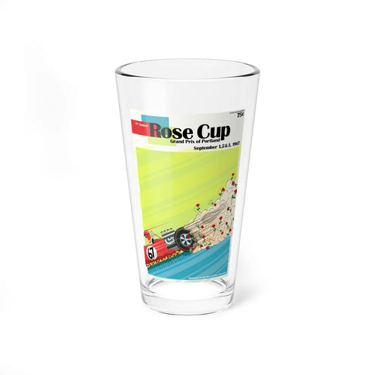 Motorsport Poster 125 - Pint Glass 16oz-16oz-Go Mug Yourself