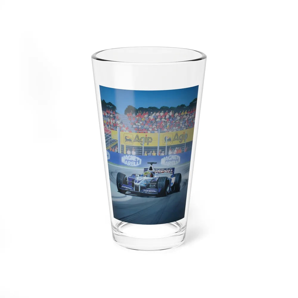 Motorsport Poster 126 - Pint Glass 16oz-16oz-Go Mug Yourself