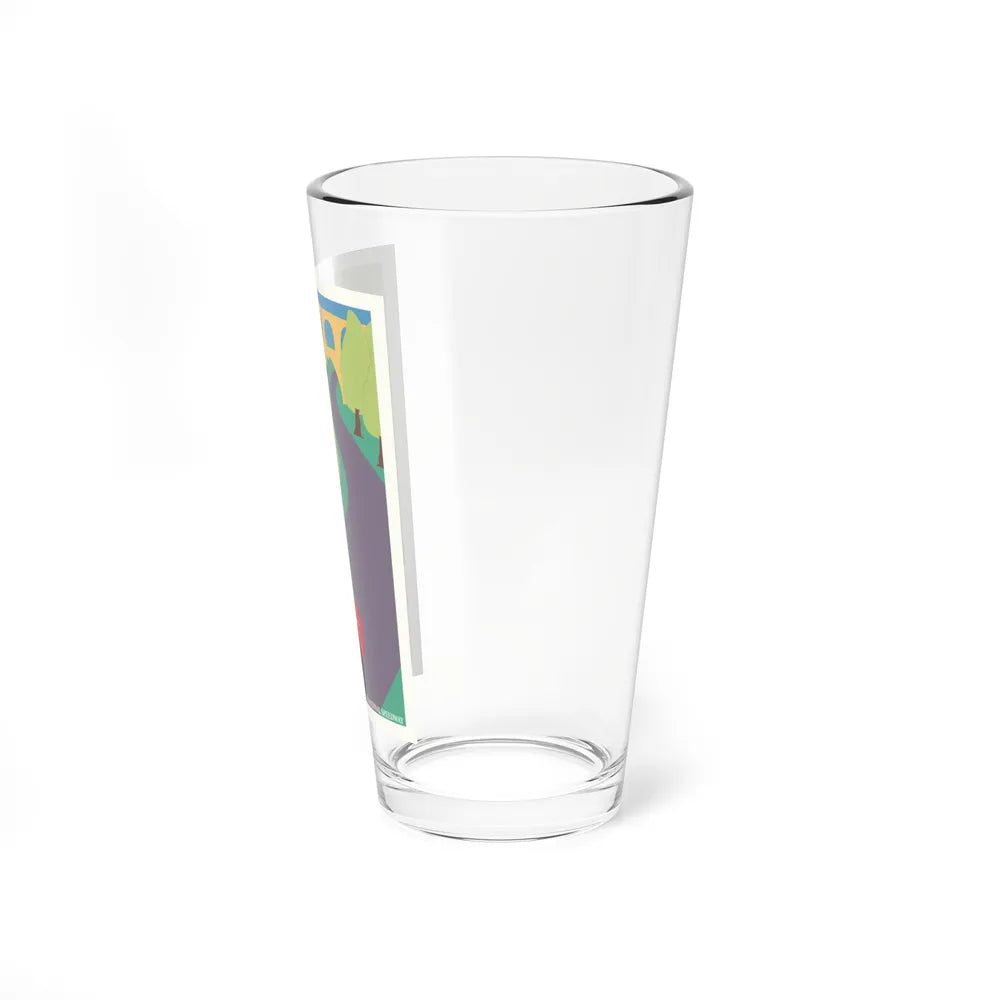 Motorsport Poster 127 - Pint Glass 16oz-Go Mug Yourself