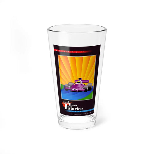 Motorsport Poster 128 - Pint Glass 16oz-16oz-Go Mug Yourself