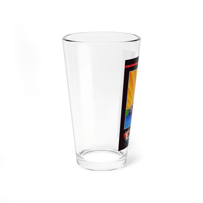 Motorsport Poster 128 - Pint Glass 16oz-Go Mug Yourself