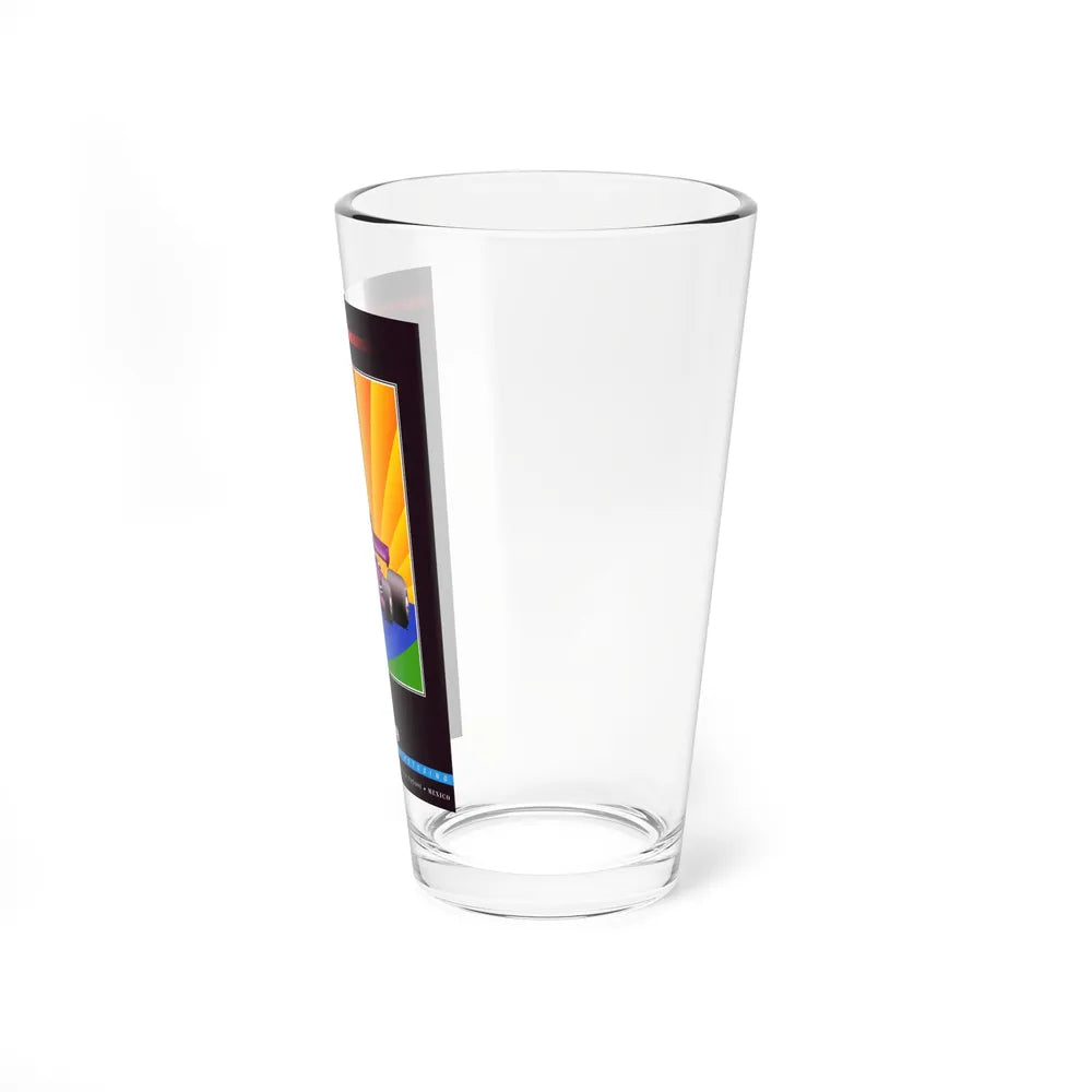 Motorsport Poster 128 - Pint Glass 16oz-Go Mug Yourself