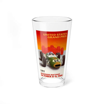 Motorsport Poster 129 - Pint Glass 16oz-16oz-Go Mug Yourself