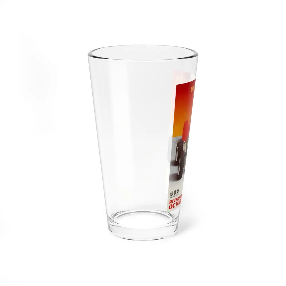 Motorsport Poster 129 - Pint Glass 16oz-Go Mug Yourself