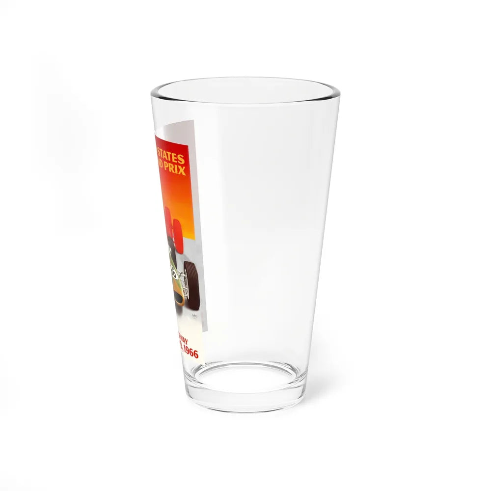 Motorsport Poster 129 - Pint Glass 16oz-Go Mug Yourself