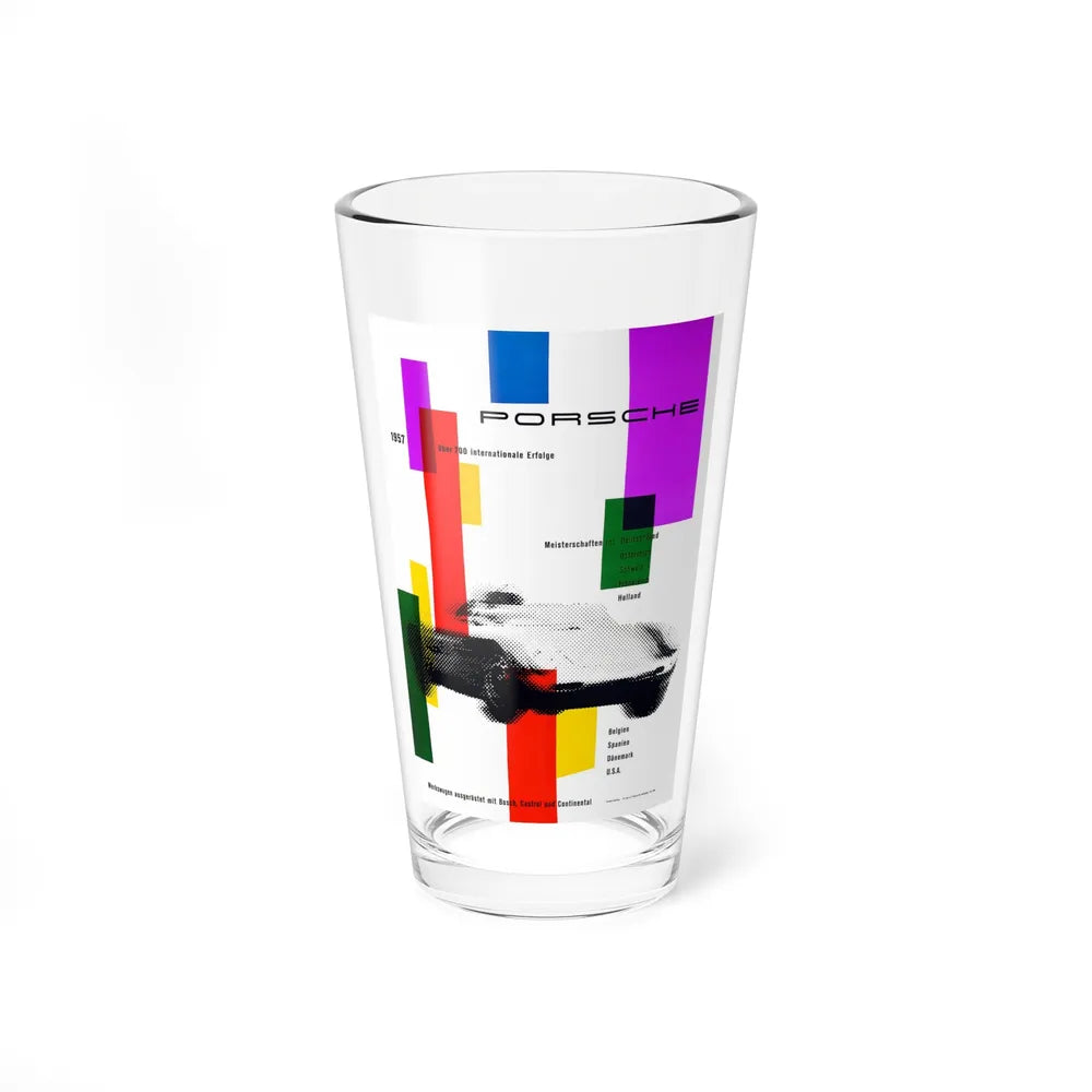 Motorsport Poster 13 - Pint Glass 16oz-16oz-Go Mug Yourself