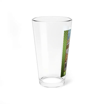 Motorsport Poster 130 - Pint Glass 16oz-Go Mug Yourself