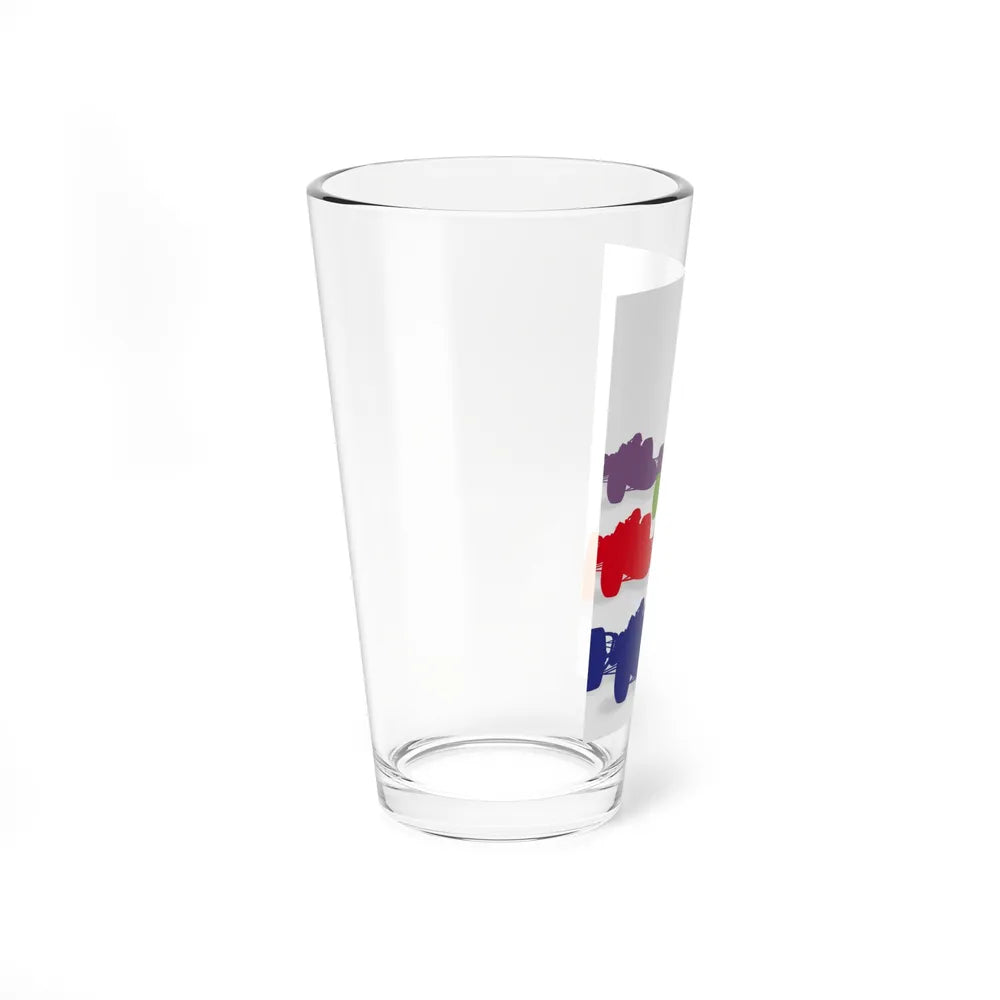 Motorsport Poster 132 - Pint Glass 16oz-Go Mug Yourself