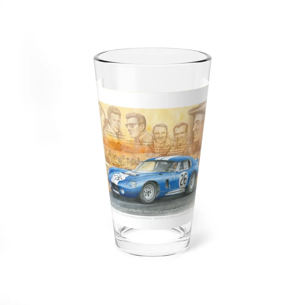 Motorsport Poster 133 - Pint Glass 16oz-16oz-Go Mug Yourself