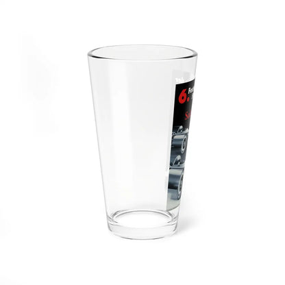 Motorsport Poster 134 - Pint Glass 16oz-Go Mug Yourself