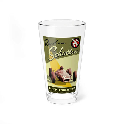 Motorsport Poster 135 - Pint Glass 16oz-16oz-Go Mug Yourself