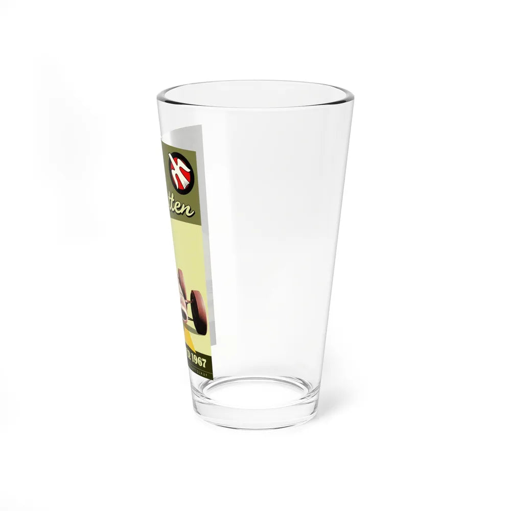 Motorsport Poster 135 - Pint Glass 16oz-Go Mug Yourself