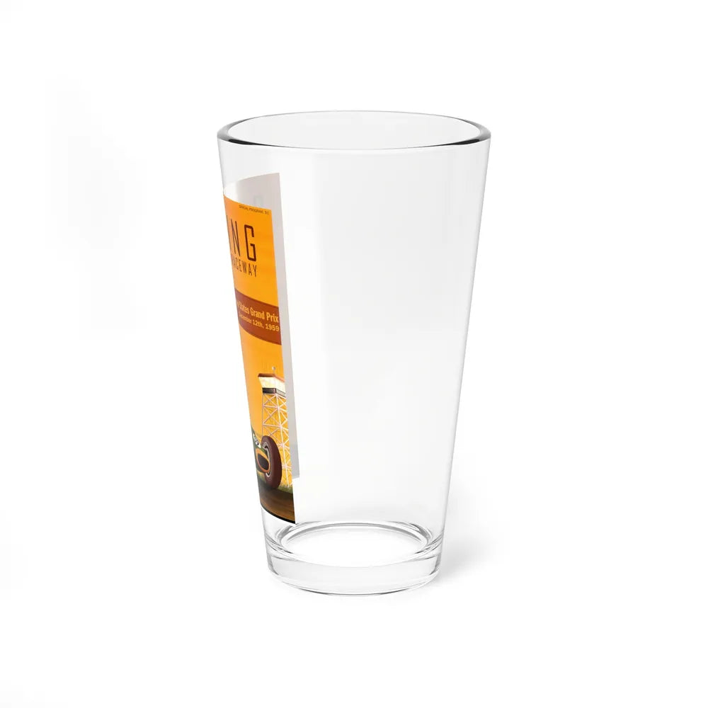 Motorsport Poster 136 - Pint Glass 16oz-Go Mug Yourself