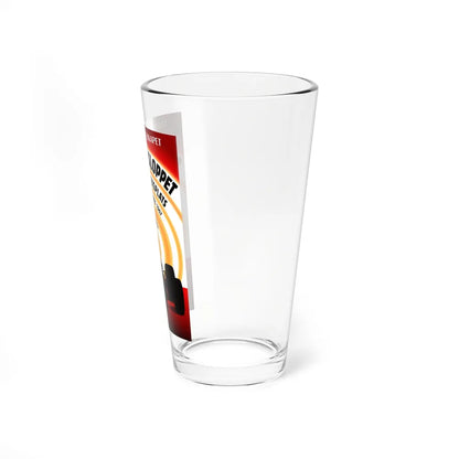 Motorsport Poster 139 - Pint Glass 16oz-Go Mug Yourself