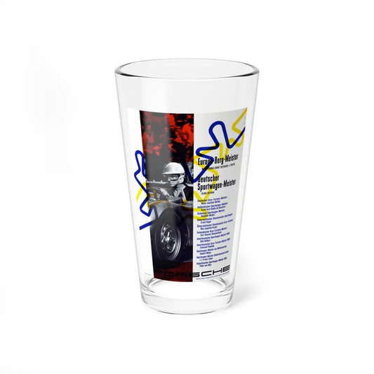 Motorsport Poster 14 - Pint Glass 16oz-16oz-Go Mug Yourself