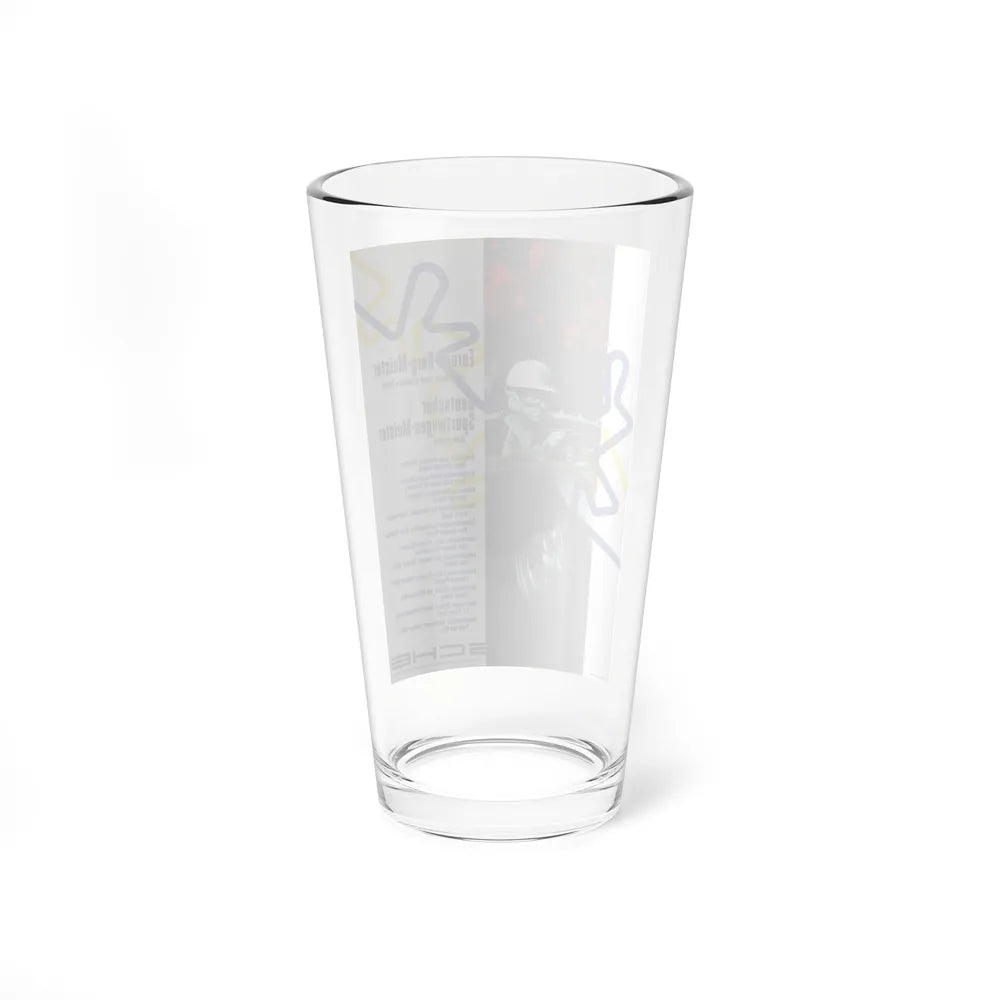 Motorsport Poster 14 - Pint Glass 16oz-Go Mug Yourself