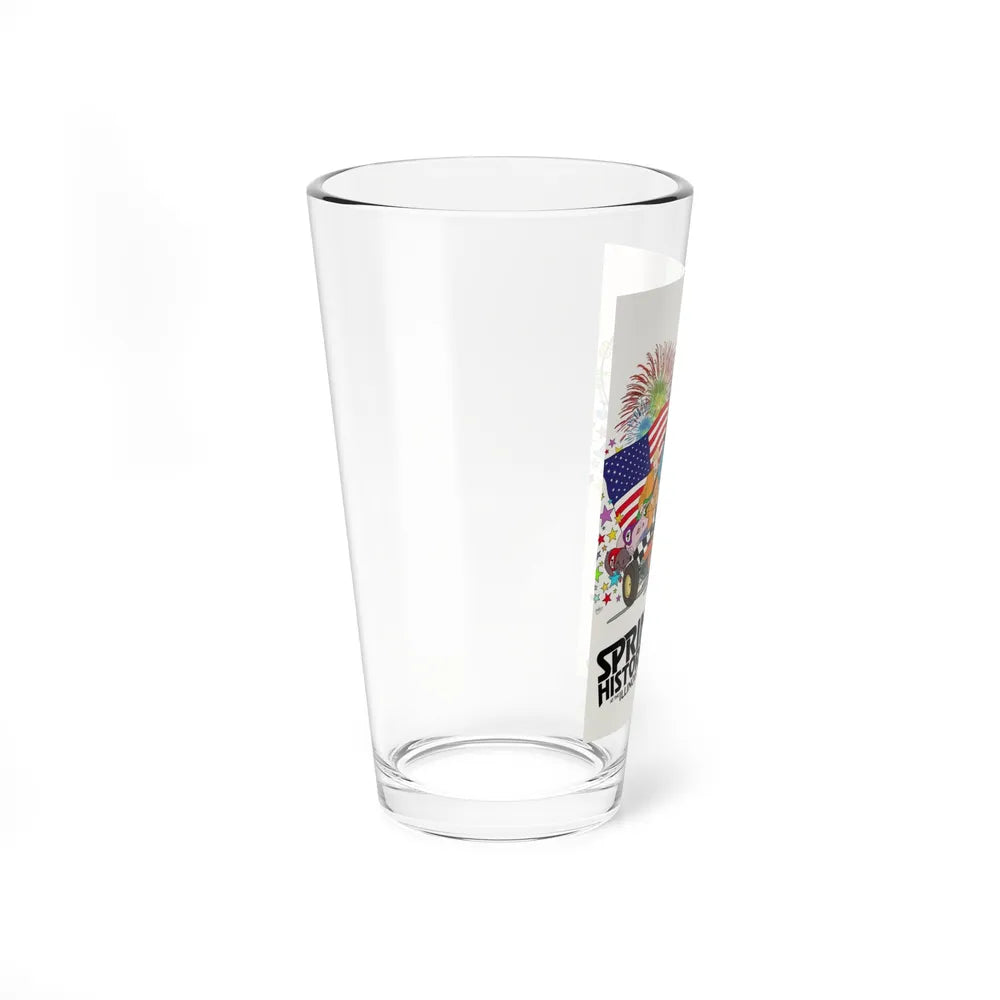 Motorsport Poster 140 - Pint Glass 16oz-Go Mug Yourself