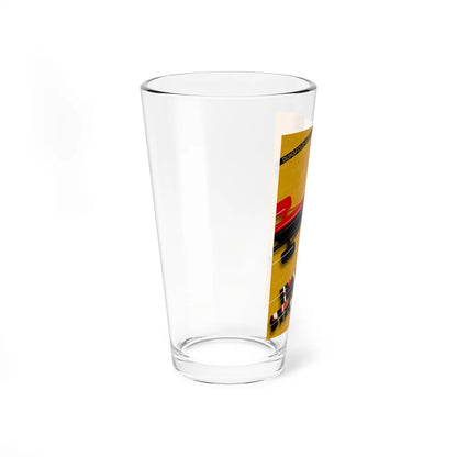 Motorsport Poster 141 - Pint Glass 16oz-Go Mug Yourself