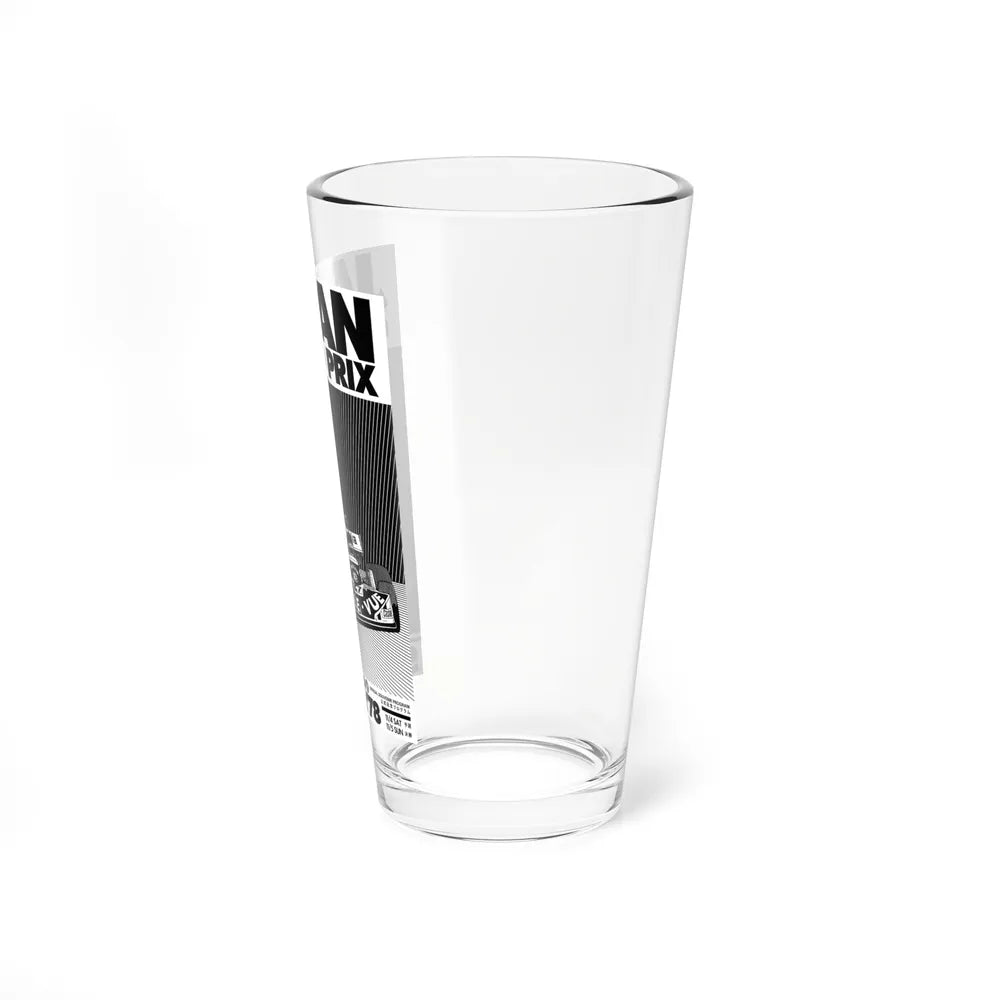 Motorsport Poster 143 - Pint Glass 16oz-Go Mug Yourself