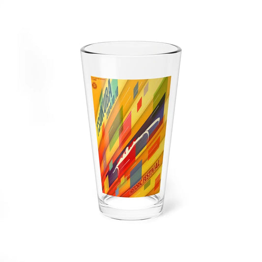 Motorsport Poster 148 - Pint Glass 16oz-16oz-Go Mug Yourself