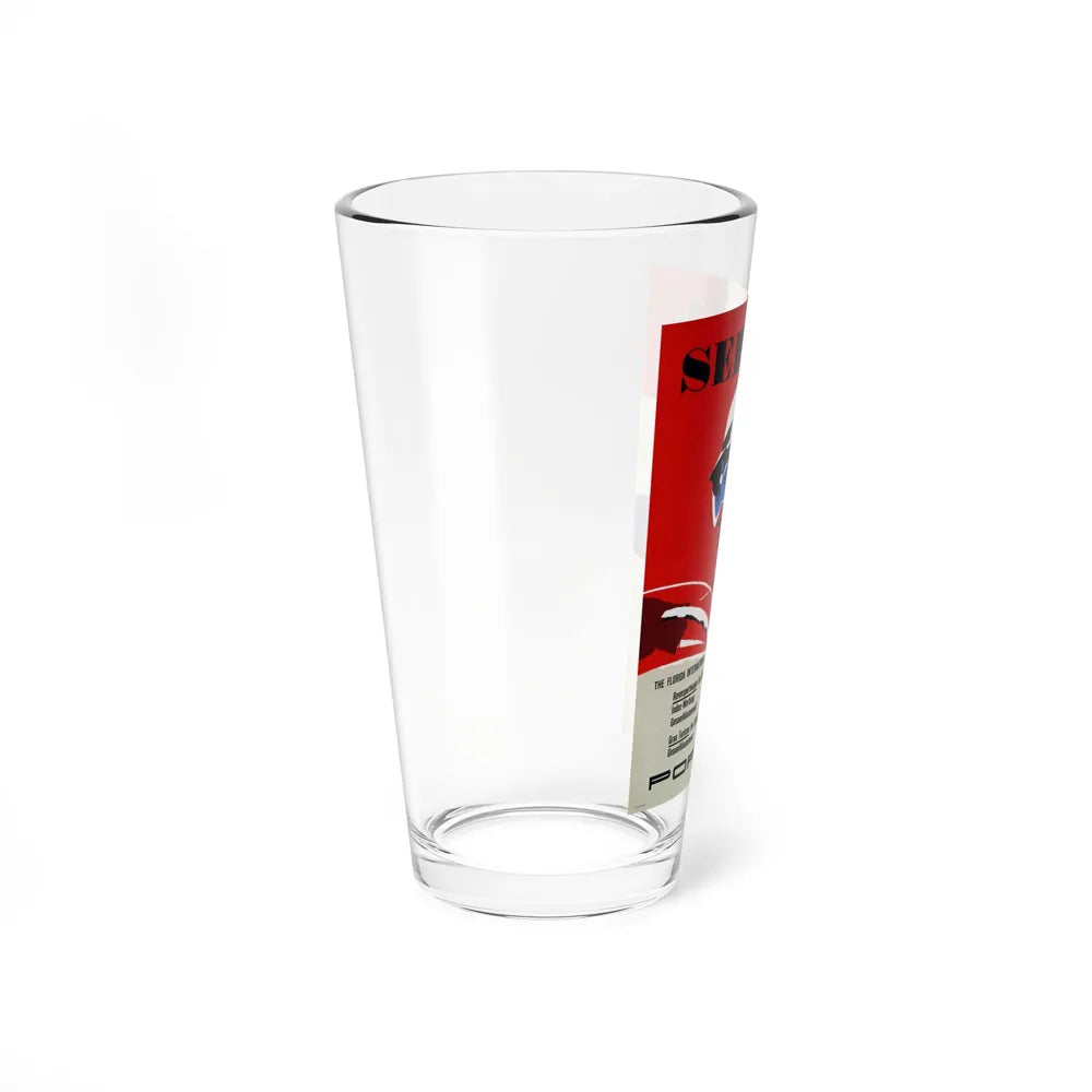 Motorsport Poster 15 - Pint Glass 16oz-Go Mug Yourself