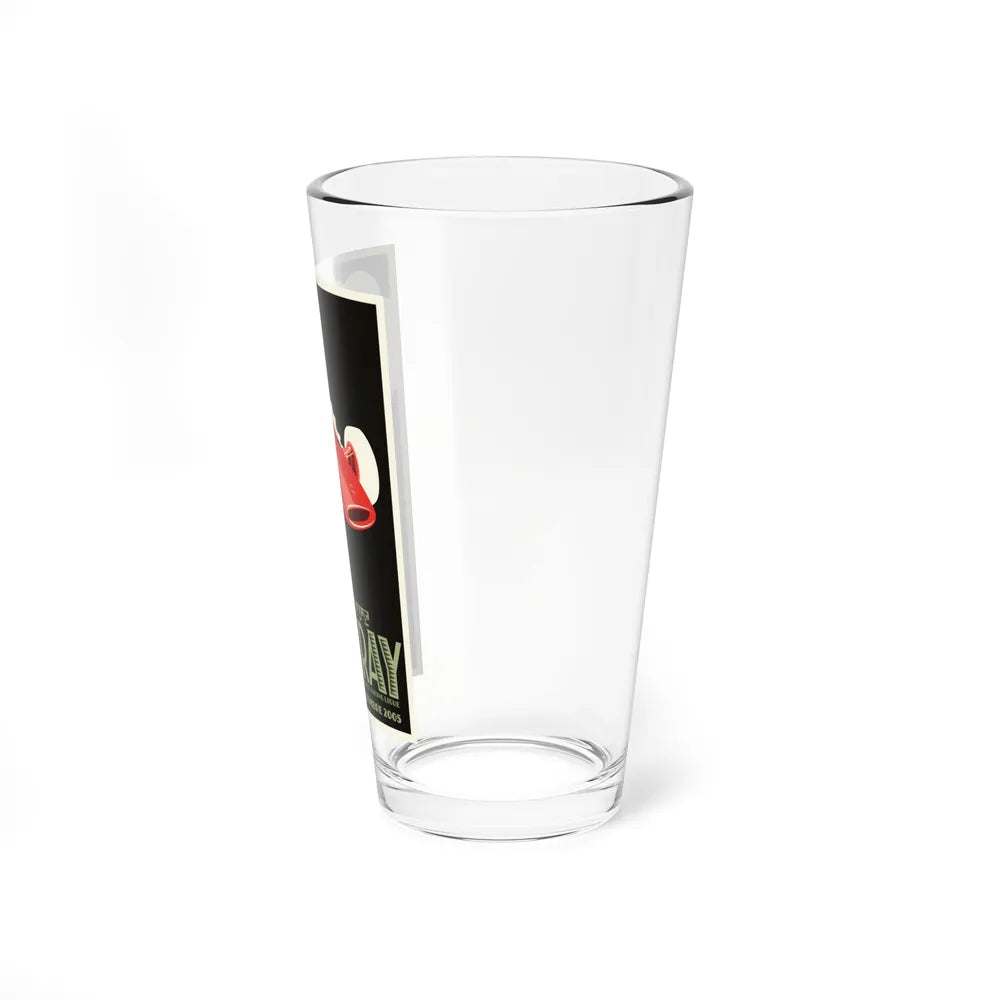 Motorsport Poster 150 - Pint Glass 16oz-Go Mug Yourself