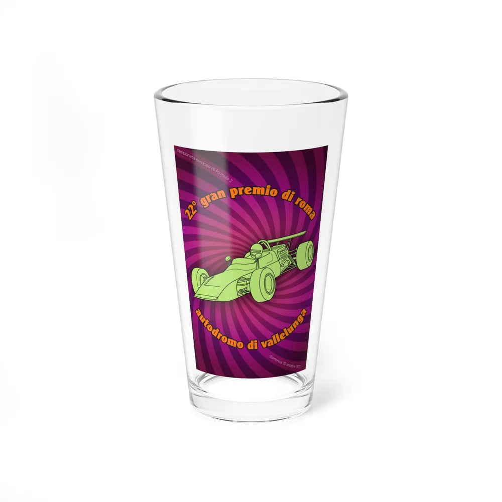 Motorsport Poster 151 - Pint Glass 16oz-16oz-Go Mug Yourself