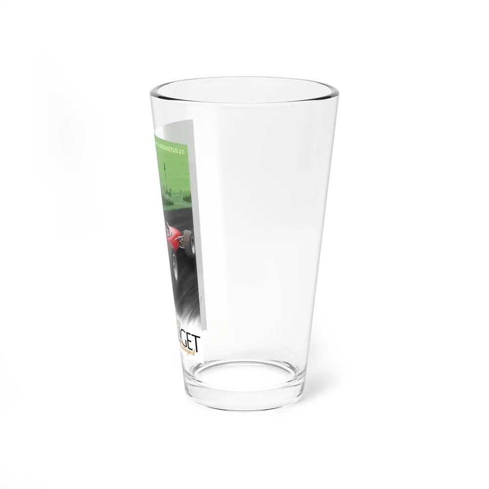 Motorsport Poster 154 - Pint Glass 16oz-Go Mug Yourself