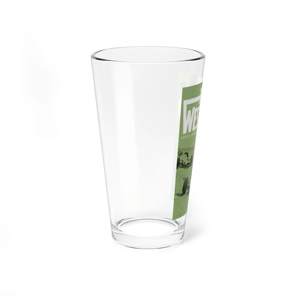 Motorsport Poster 155 - Pint Glass 16oz-Go Mug Yourself