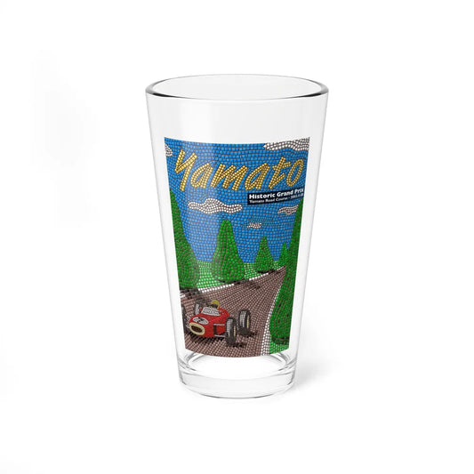 Motorsport Poster 156 - Pint Glass 16oz-16oz-Go Mug Yourself