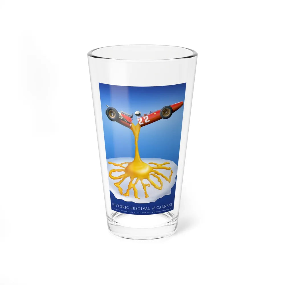 Motorsport Poster 157 - Pint Glass 16oz-16oz-Go Mug Yourself