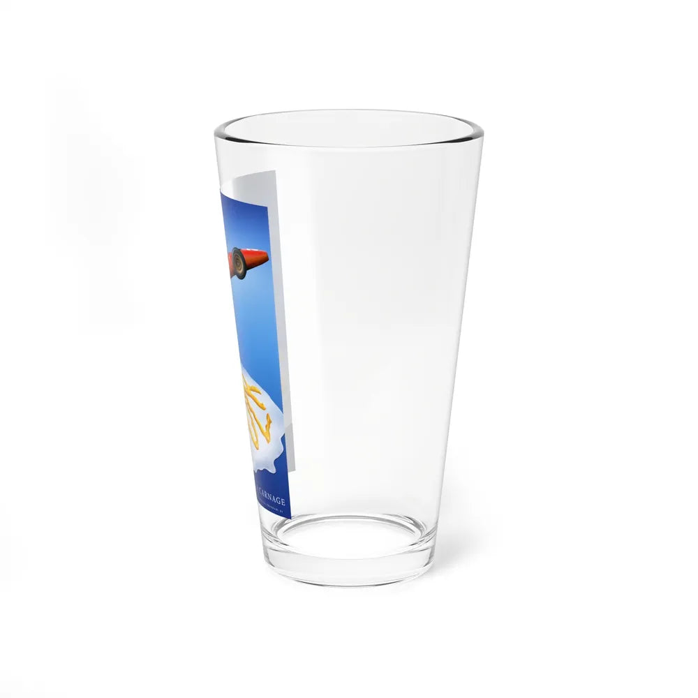 Motorsport Poster 157 - Pint Glass 16oz-Go Mug Yourself