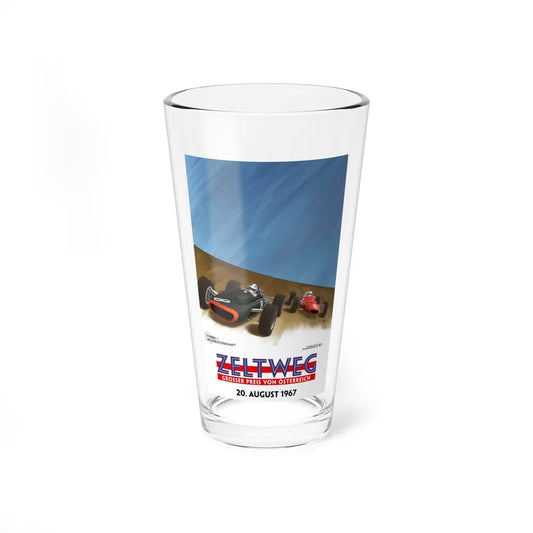 Motorsport Poster 158 - Pint Glass 16oz-16oz-Go Mug Yourself