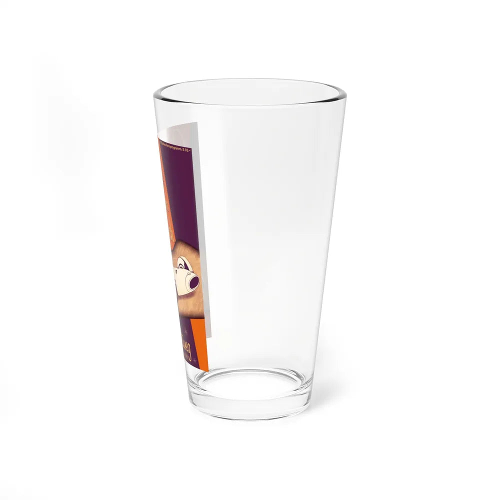 Motorsport Poster 159 - Pint Glass 16oz-Go Mug Yourself