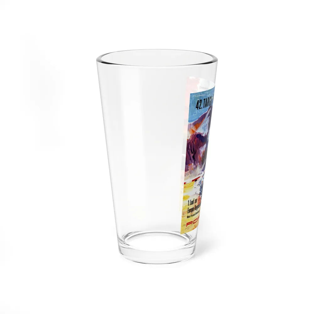 Motorsport Poster 16 - Pint Glass 16oz-Go Mug Yourself