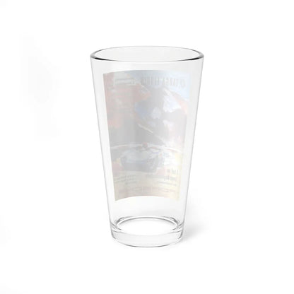 Motorsport Poster 16 - Pint Glass 16oz-Go Mug Yourself